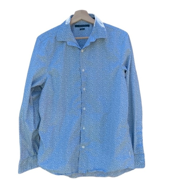 Perry Ellis women's slim medium button up long sleeve shirt - Picture 1 of 4